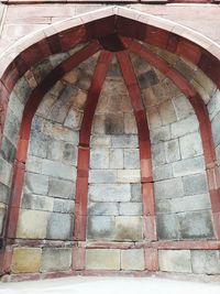 Low angle view of old building