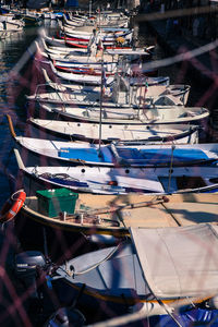 Boats in harbor