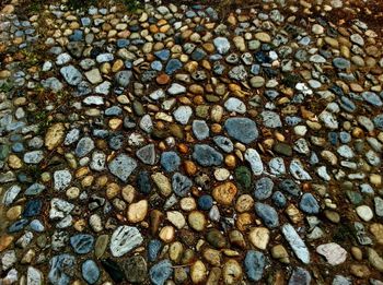 Full frame shot of stones