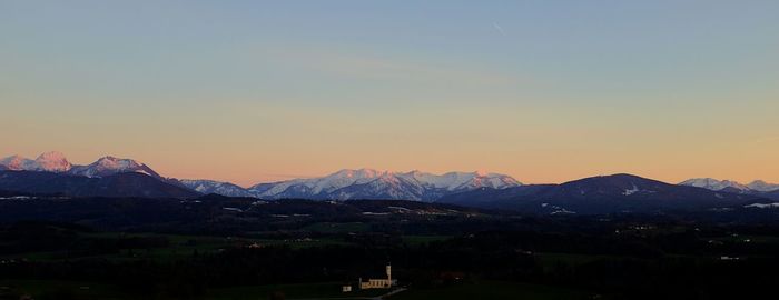 Scenic view of mountains