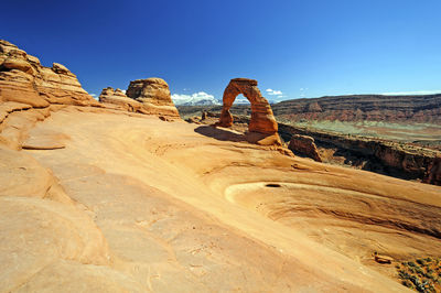 Delicate arch in arches national park in utah