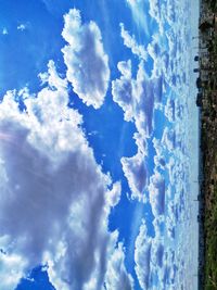 Low angle view of clouds in sky