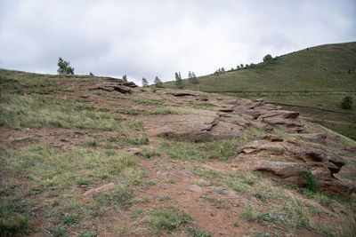 Scenic view of landscape against sky