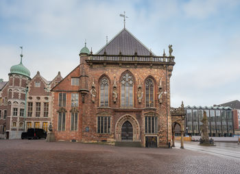 View of historic building against sky