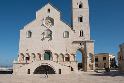 View of historical building against clear sky