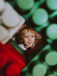 Portrait of cute boy