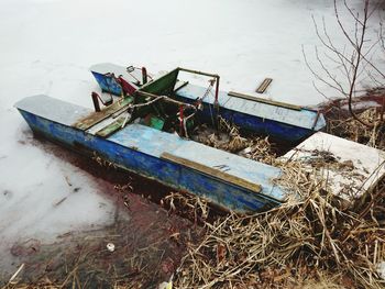 Abandoned boat