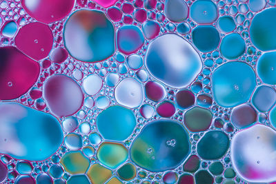 Full frame shot of bubbles