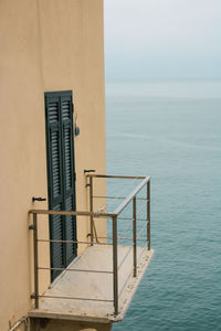 A balcony on the sea