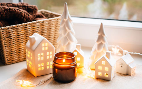 Close-up of christmas decorations