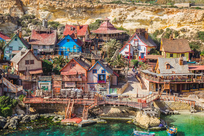 View of buildings in city