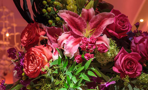 Close-up of red roses