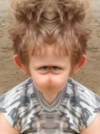 Portrait of boy smiling