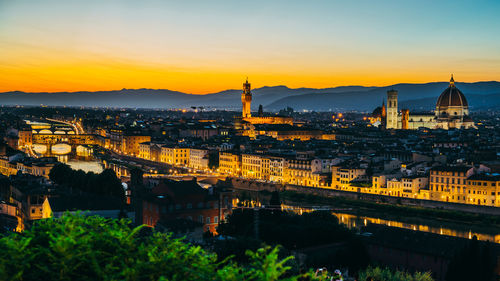 Post-sunset mood in florence.