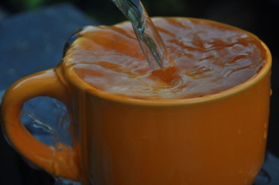 Close-up of coffee cup