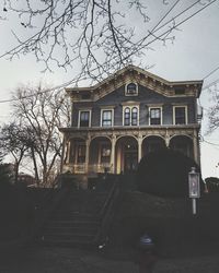 Low angle view of building against sky