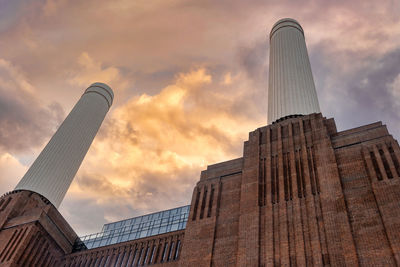 New battersea power station in london england uk operating as a new shopping mall