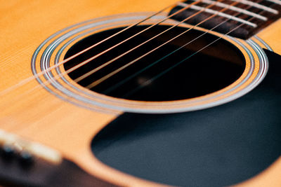 Close-up of guitar