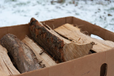 Close-up of log in box