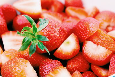 Close-up of strawberries