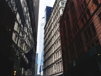 Low angle view of buildings against sky