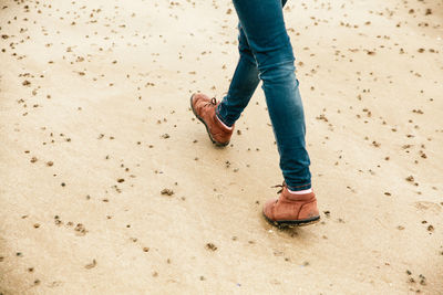 Close-up of woman standing in pond