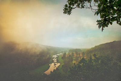 Scenic view of landscape against sky