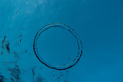Close-up of blue water