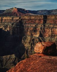 Rock formations at canyon national park