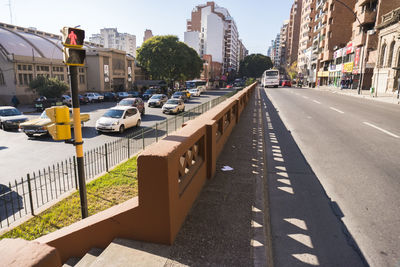 View of city street