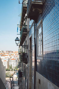 Exterior of building against clear sky