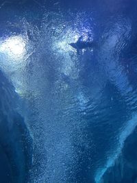 High angle view of sea