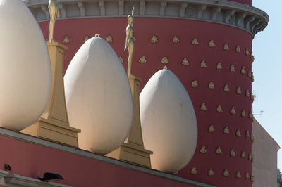 Low angle view of building against sky