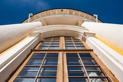 Low angle view of building against sky