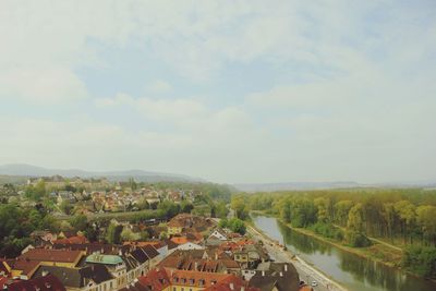 Reflection of clouds in water