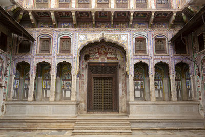 Facade of old building