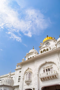 View of details of architecture inside golden temple - harmandir sahib in amritsar, punjab, india