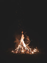 Bonfire at night