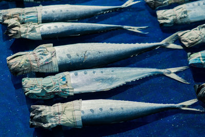 Close-up of fish for sale at market