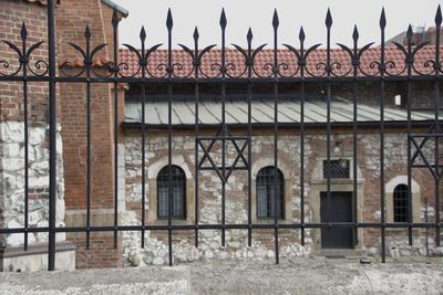 Entrance of building