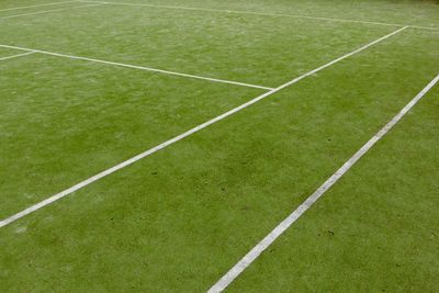 Outdoor tennis court 