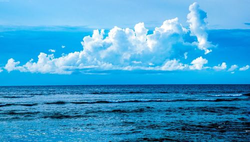 Panoramic view of sea against sky