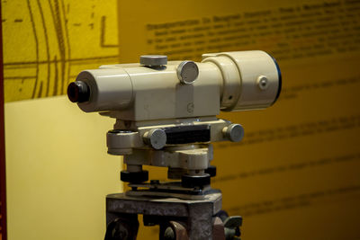 Close-up of binoculars