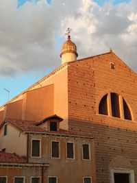 Low angle view of building against sky