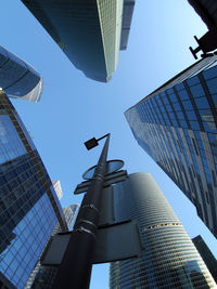 Low angle view of modern office building