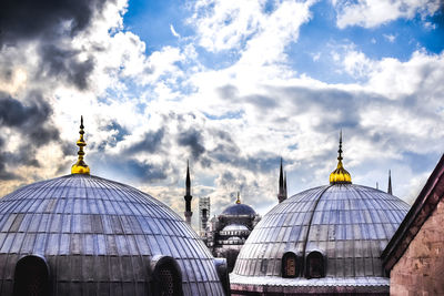View of cathedral against sky in city