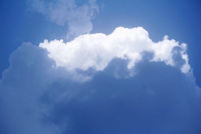 Low angle view of clouds in sky