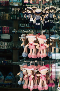 Various displayed for sale in store