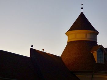 Low angle view of building against sky