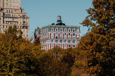 Low angle view of buildings against sky